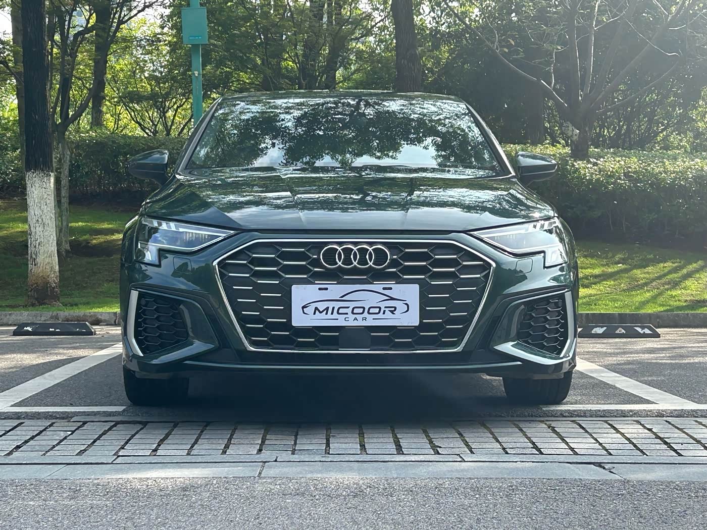 Audi A3 1.4 л 2022 г. Зелёный, пробег 40000 км