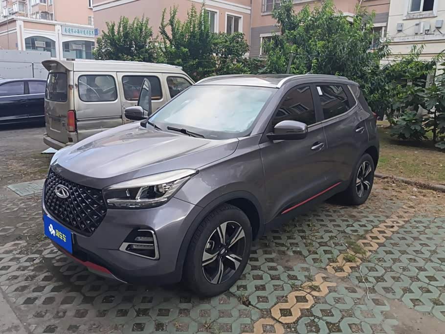 CHERY Tiggo 5x 1.5 л 2022 г. Серебристо-серый, пробег 11200 км