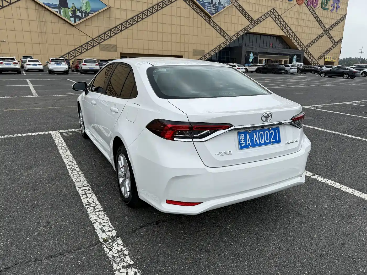 Toyota Corolla 2023 Белый из Китая