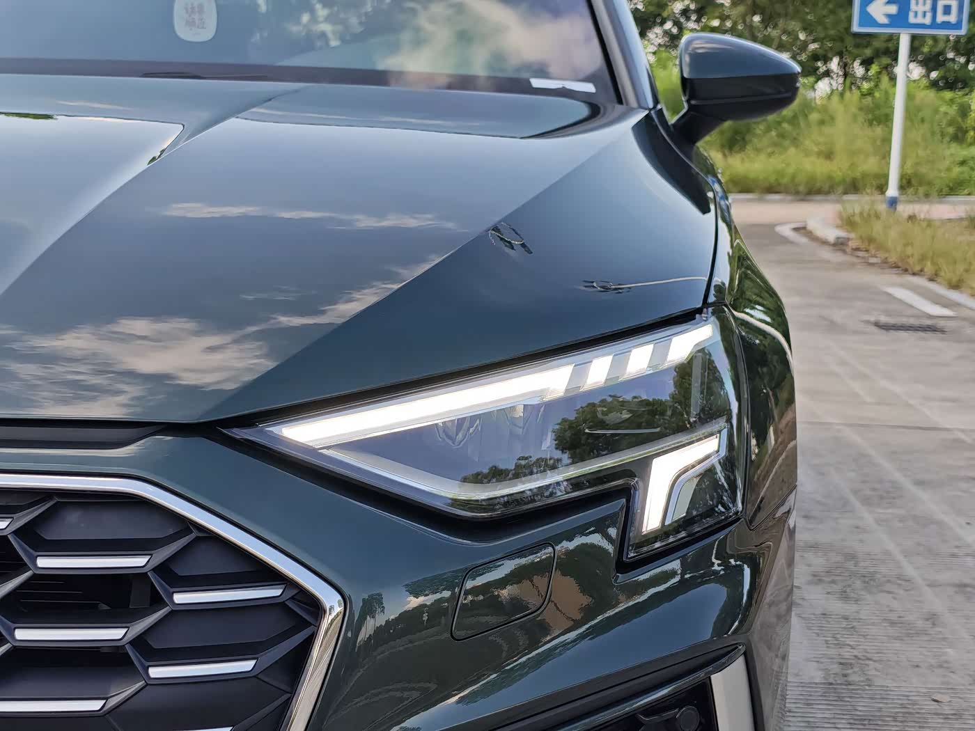 Audi A3 1.4 л 2022 г. Зелёный, пробег 24900 км