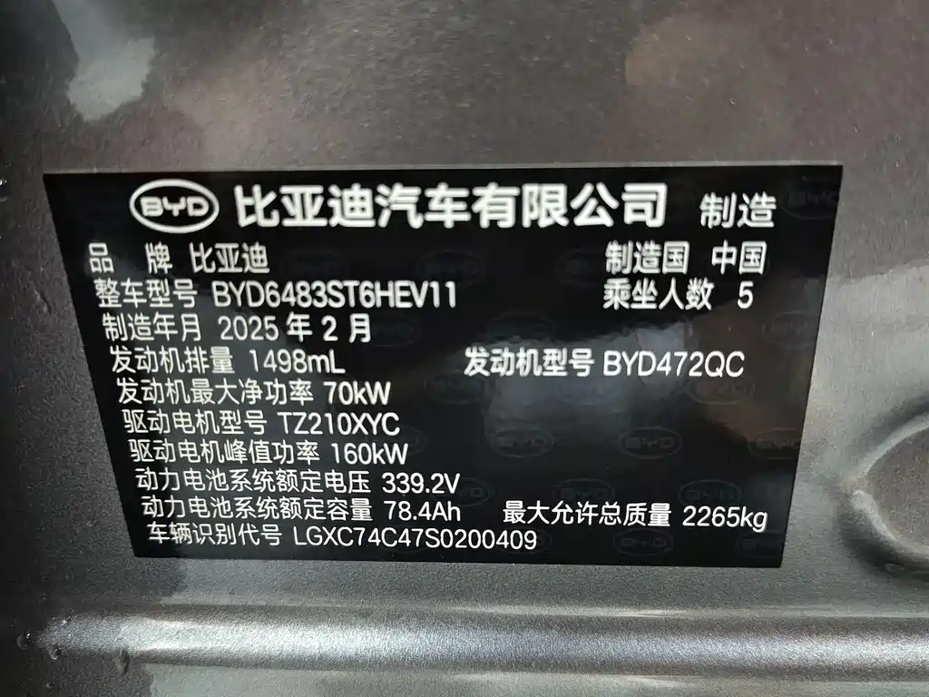 BYD SONGJIANG NEW ENERGY