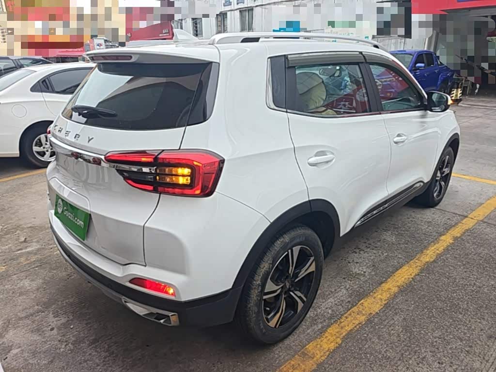 CHERY Tiggo 5x 1.5 л 2021 г. Белый, пробег 28100 км