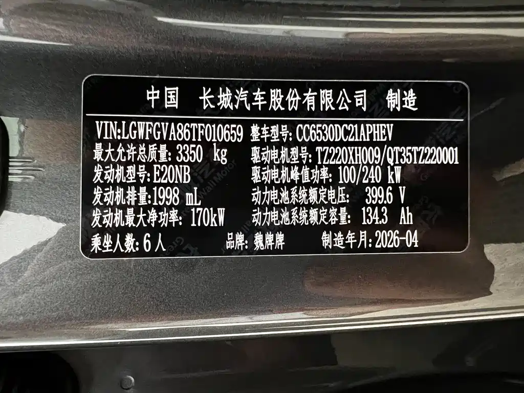 Wey 魏牌 V9X — миниатюра 37
