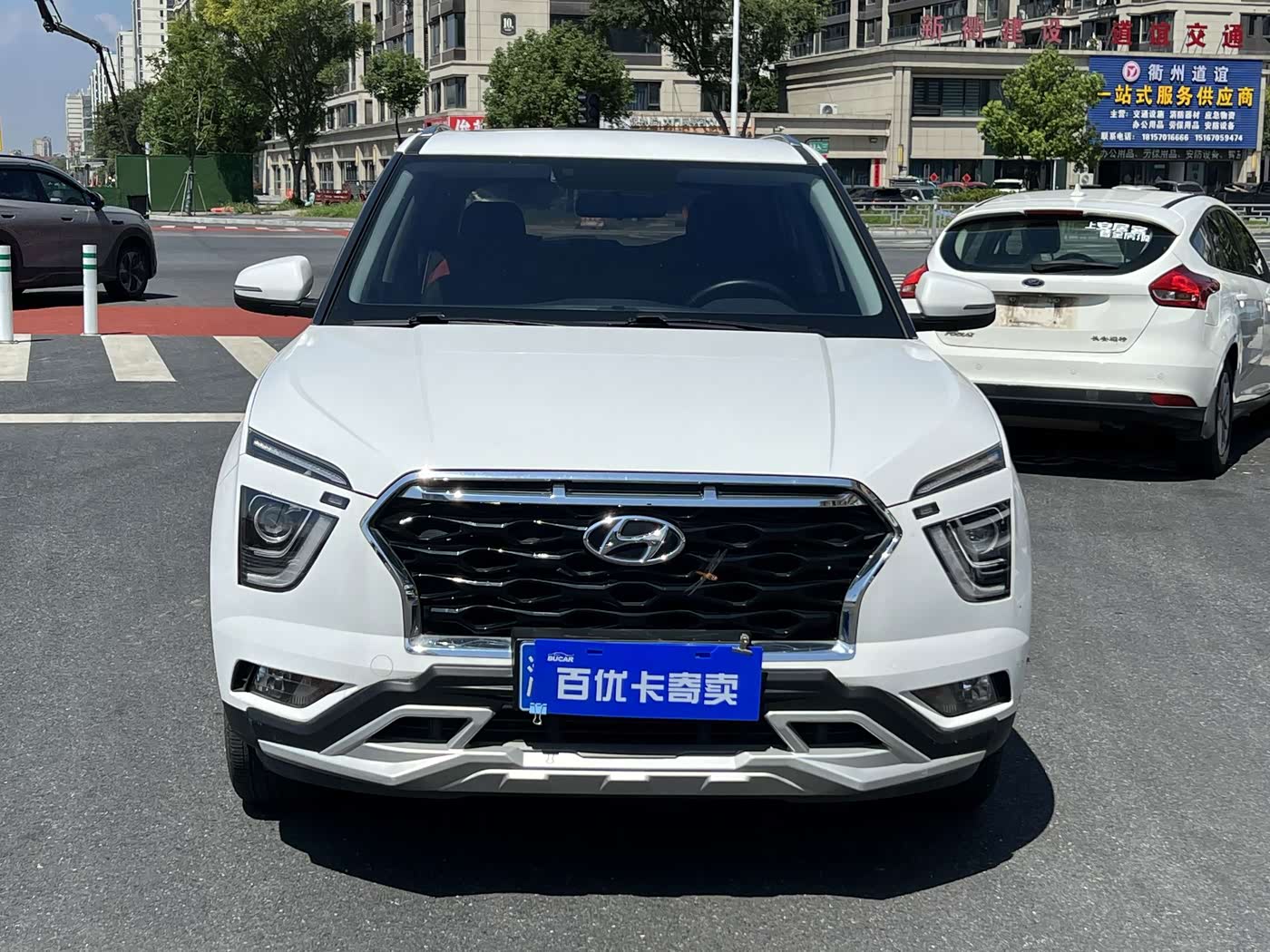 Hyundai Beijing Hyundai ix25 1.5 л 2021 г. Белый, пробег 50000 км