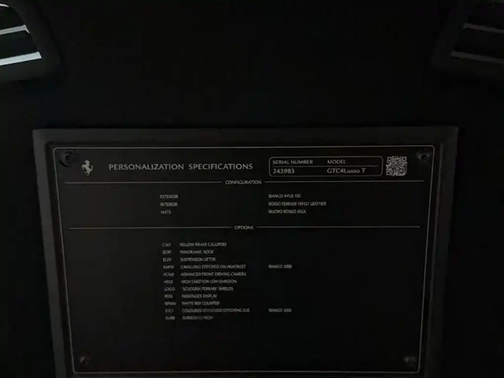 FERRARI GTC4LUSSO