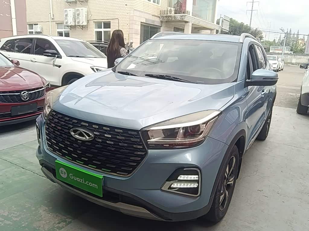 CHERY Tiggo 5x 1.5 л 2021 г. Голубой, пробег 40300 км