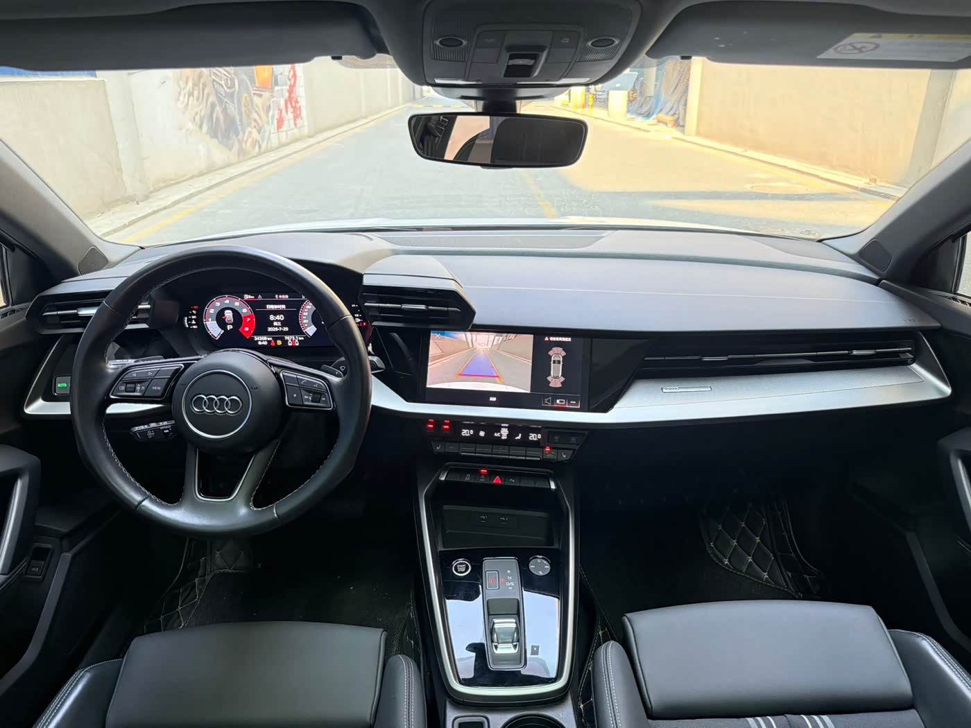 Audi A3 1.4 л 2023 г. Белый, пробег 34000 км