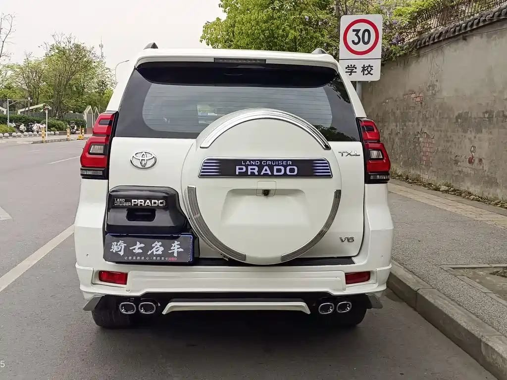 Toyota Prado 3.5L Auto TX-L Rear External Spare Tire, фото 10