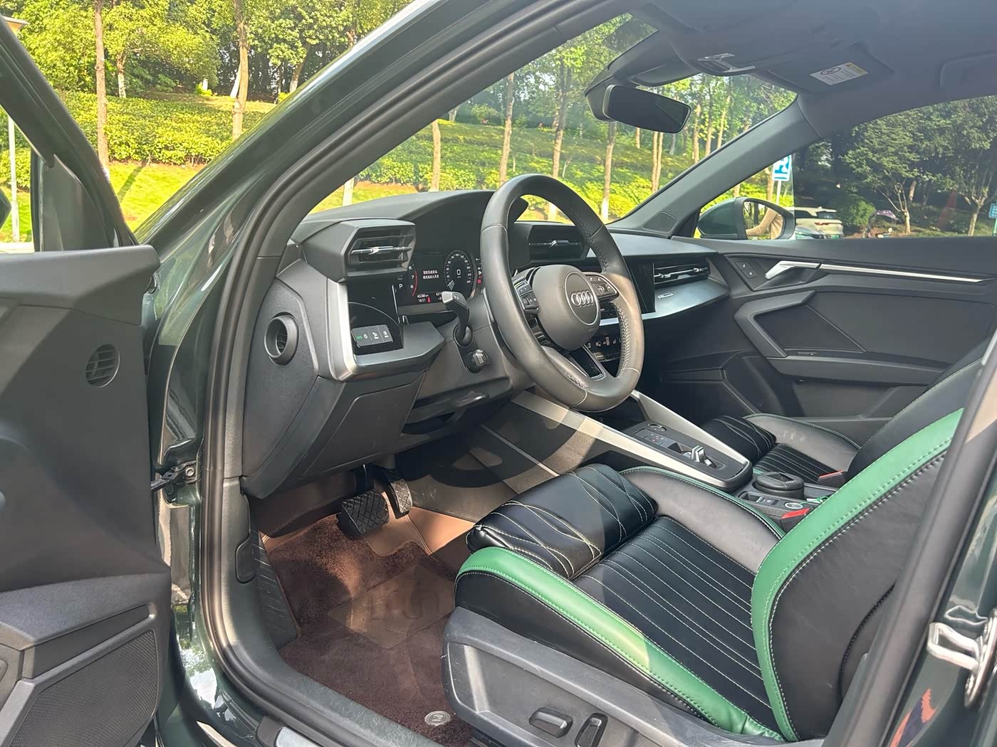 Audi A3 1.4 л 2022 г. Зелёный, пробег 40000 км