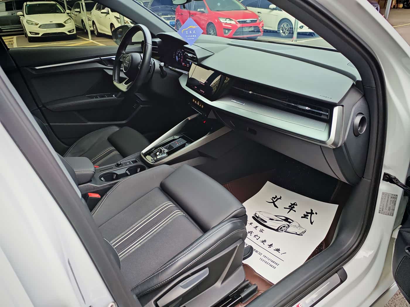 Audi A3 1.4 л 2023 г. Белый, пробег 33000 км