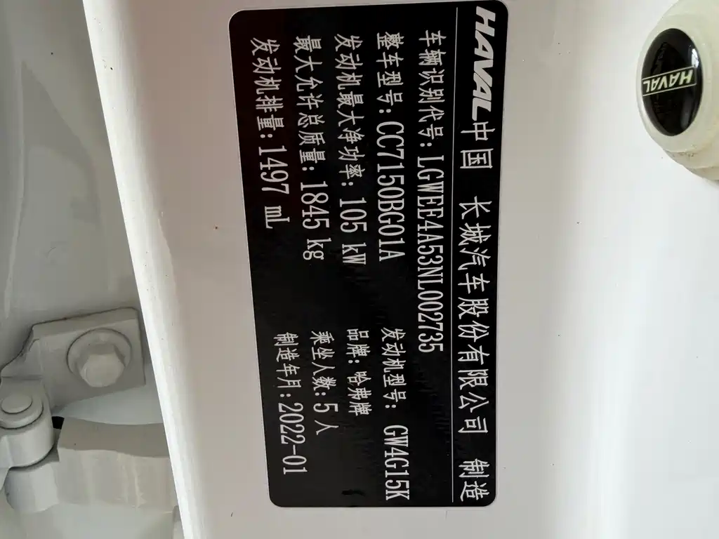 Haval Chitu Dynamic Enjoy Edition 1.5T Brass Rabbit, фото 47