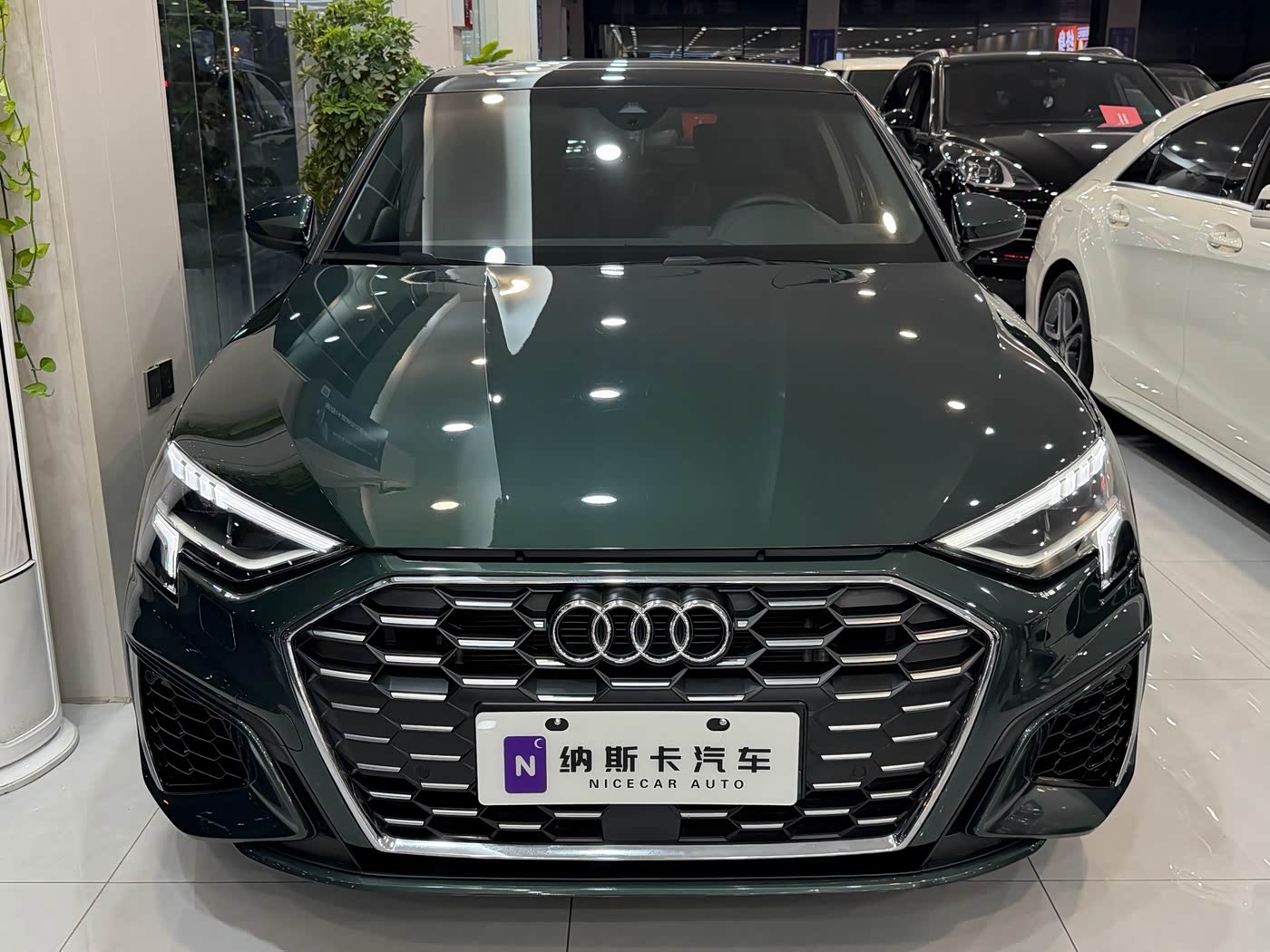 Audi A3 1.4 л 2022 г. Зелёный, пробег 46700 км