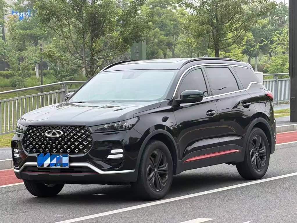 CHERY Tiggo 7 1.5 л 2022 г. Чёрный, пробег 28000 км