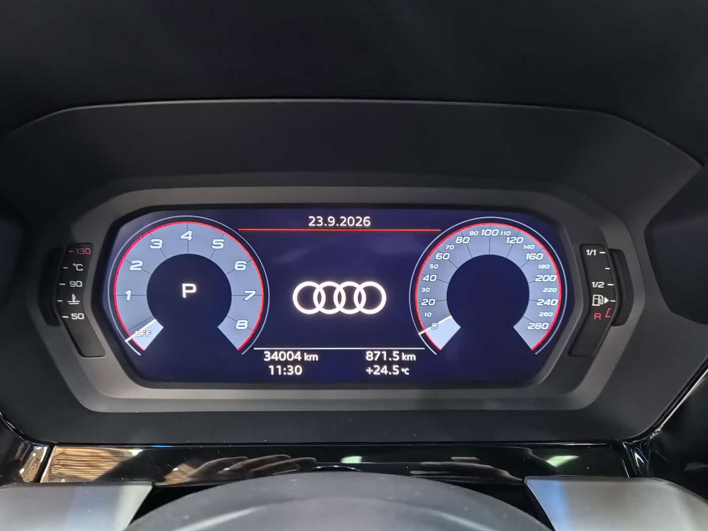 Audi A3 1.4 л 2023 г. Белый, пробег 34000 км