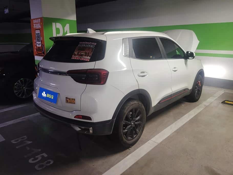 CHERY Tiggo 5x 1.5 л 2022 г. Белый, пробег 7100 км