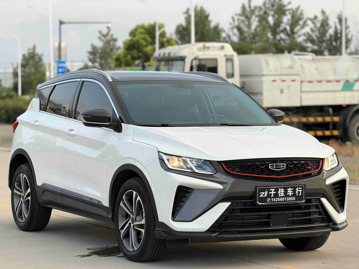 Geely Binyue 1.4 л 2021 г. Белый, пробег 19000 км
