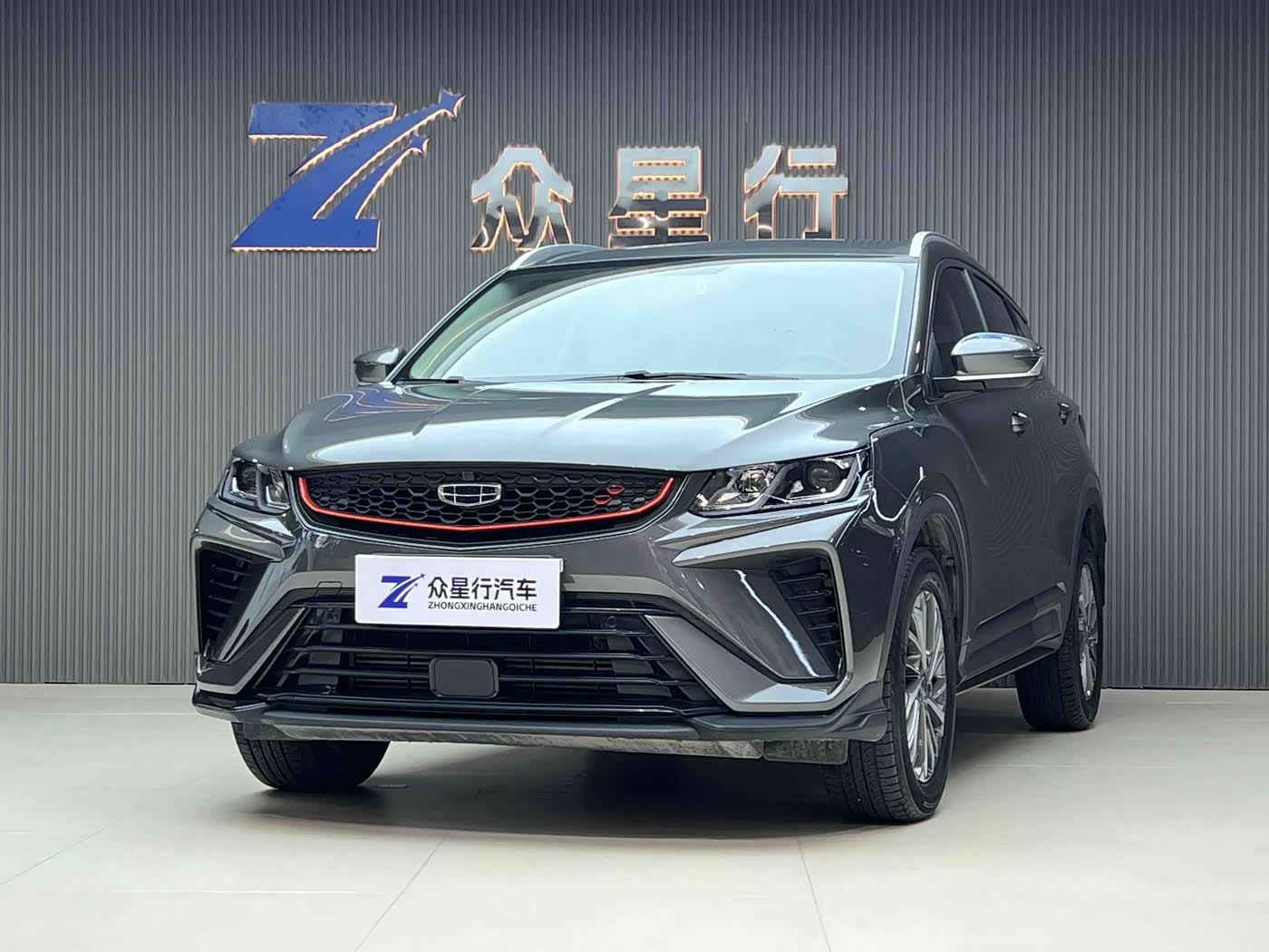 Geely Binyue 1.4 л 2022 г. Серебристо-серый, пробег 19500 км