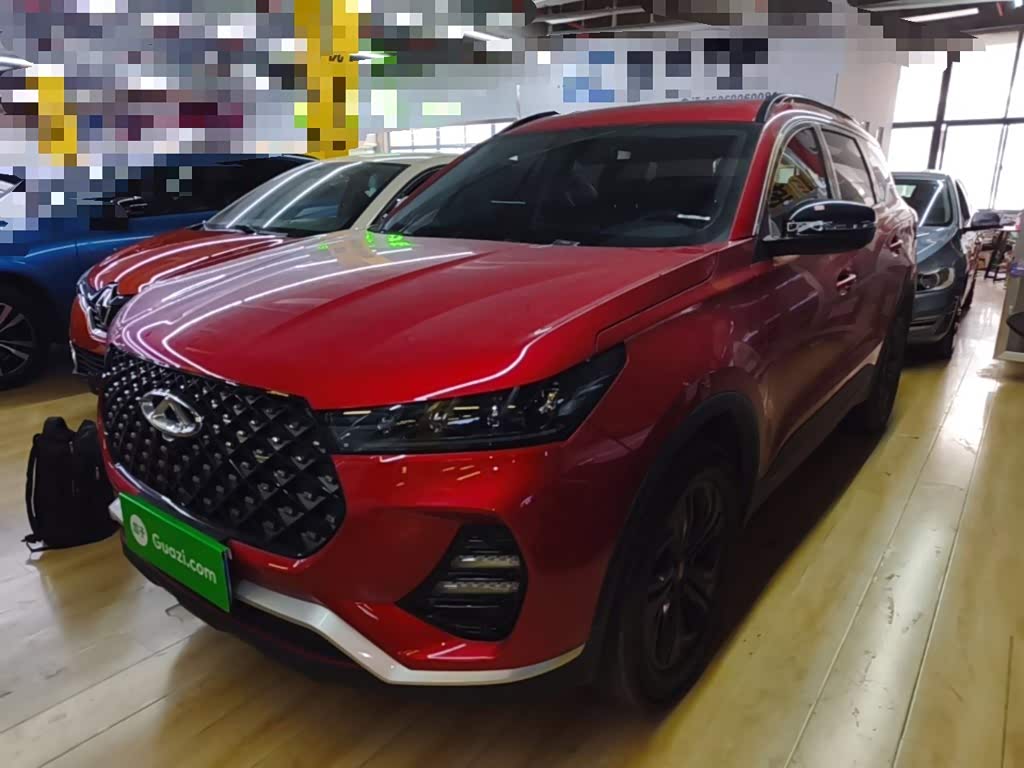 CHERY Tiggo 7 1.5 л 2023 г. красный/фиолетовый, пробег 14900 км