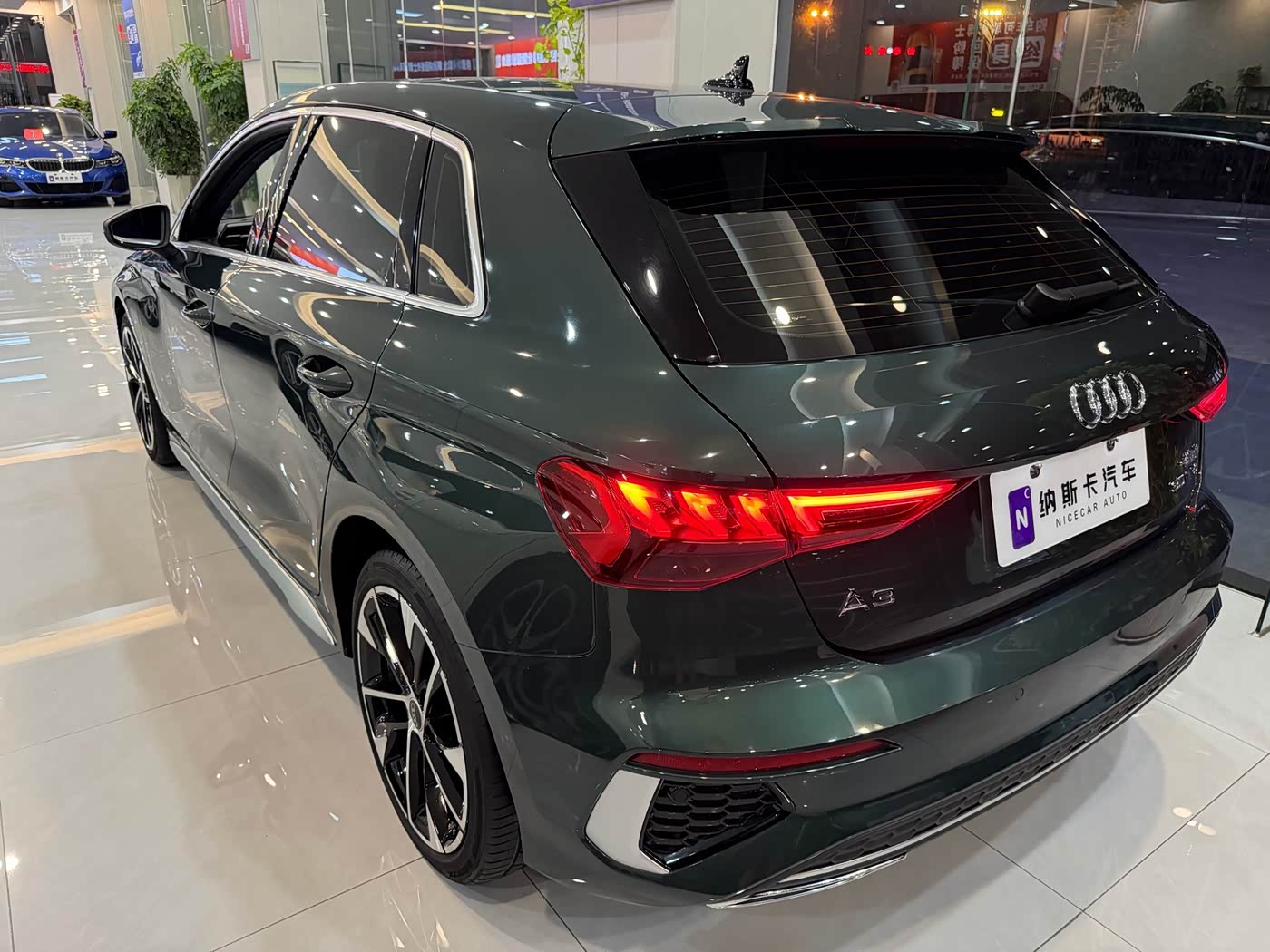 Audi A3 1.4 л 2022 г. Зелёный, пробег 46700 км