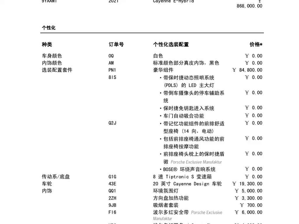 PORSCHE CAYENNE NEW ENERGY