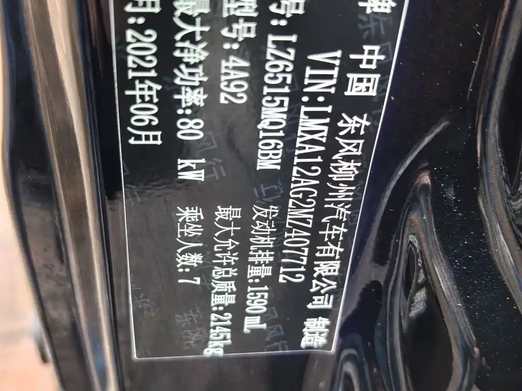 Forthing Lingzhi M5L 1.6L Comfort Type 7 seats, фото 6