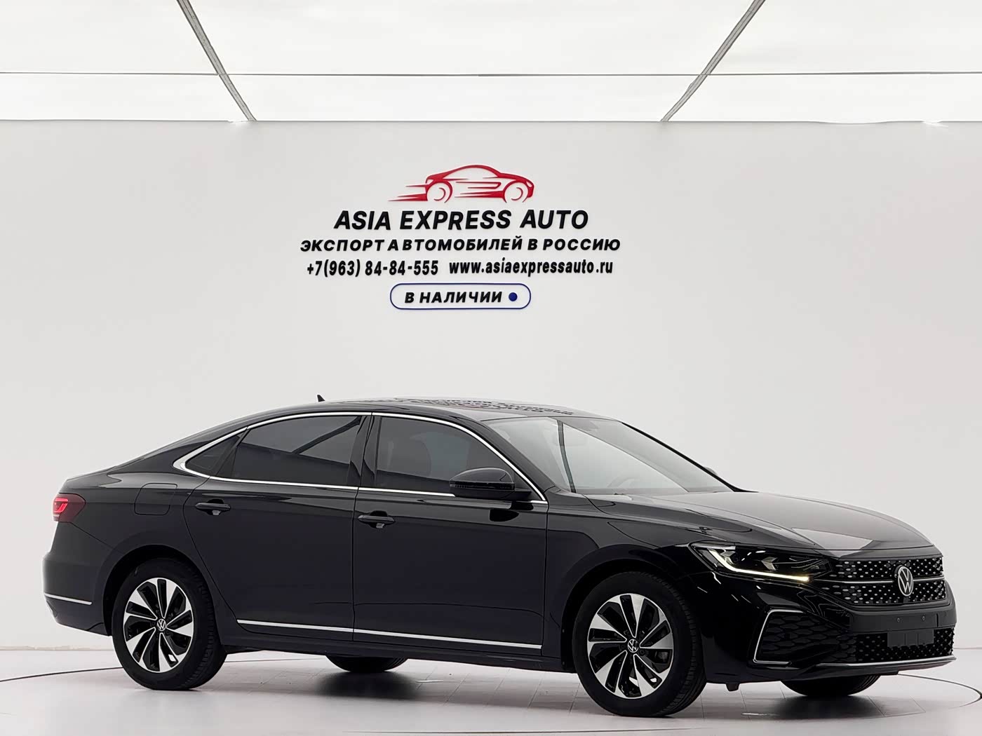 Volkswagen Passat 1.4 л 2023 г. Чёрный, пробег 30000 км