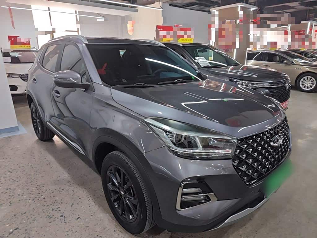 CHERY Tiggo 5x 1.5 л 2023 г. Серебристо-серый, пробег 47000 км
