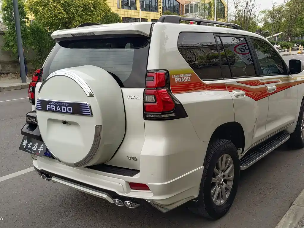 Toyota Prado 3.5L Auto TX-L Rear External Spare Tire, фото 9