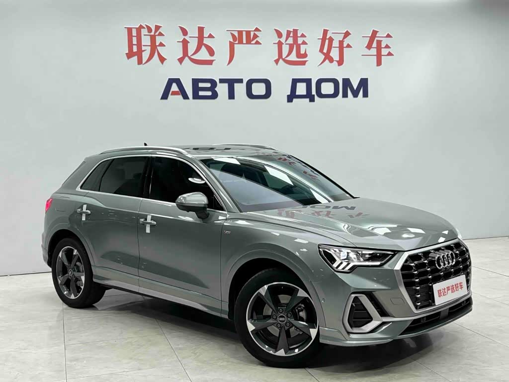 Audi Q3 1.4 л 2022 г. Зелёный, пробег 28700 км