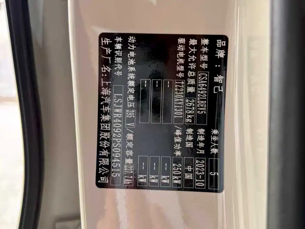 ZHIJI AUTOMOBILE ZHIJI LS6