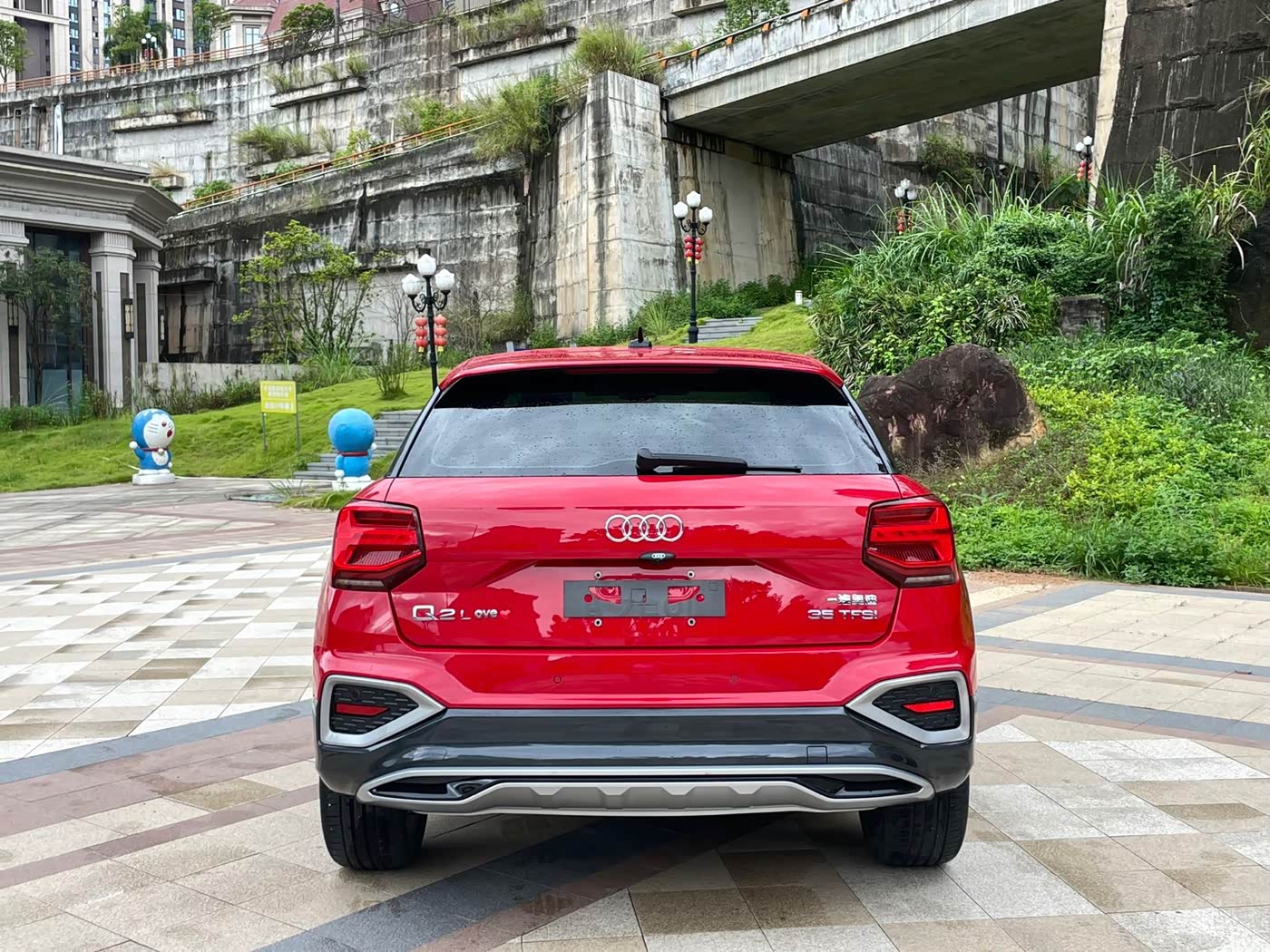 Audi Q2L 1.4 л 2022 г. красный/фиолетовый, пробег 28000 км