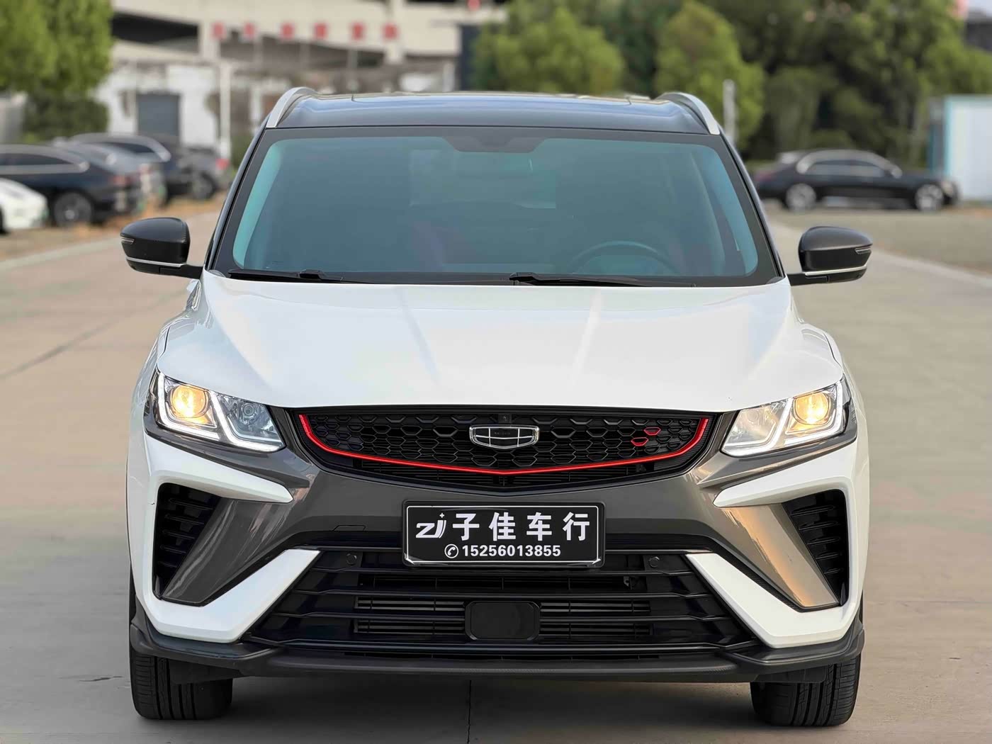 Geely Binyue 1.4 л 2021 г. Белый, пробег 19000 км