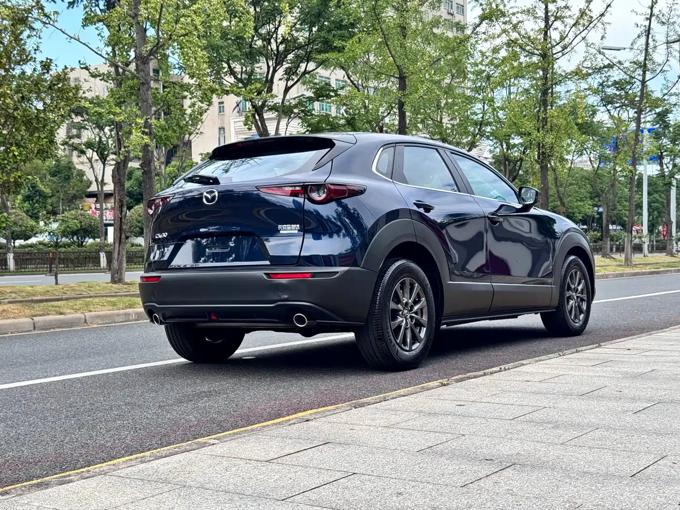 Mazda CX-30 2022 Синий из Китая