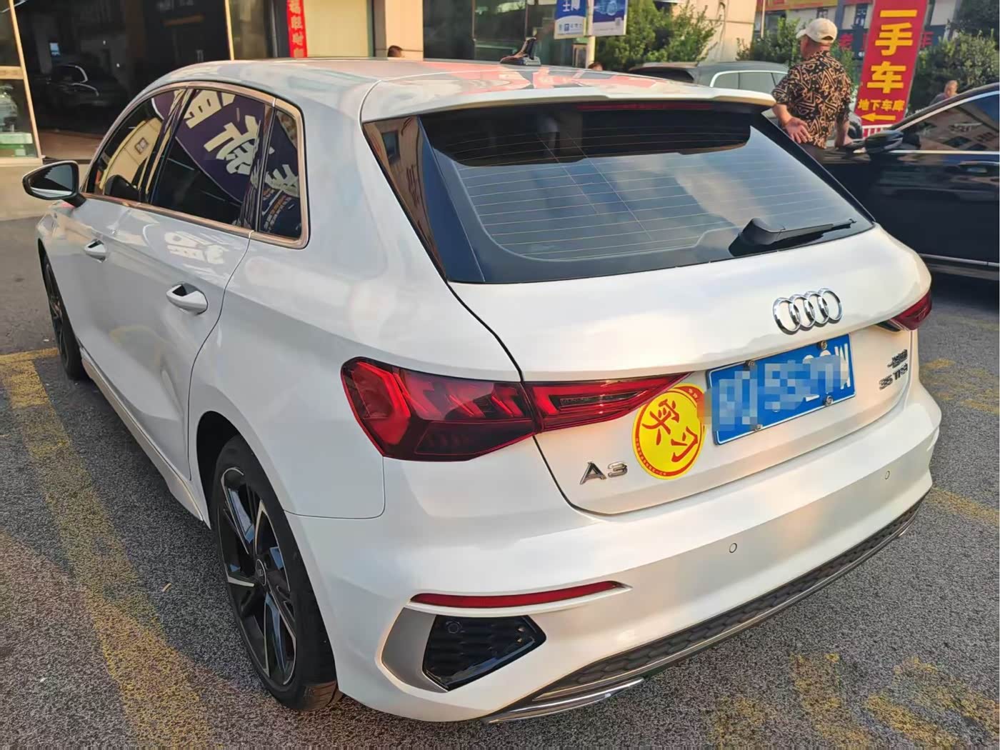Audi A3 1.4 л 2024 г. Белый, пробег 10000 км
