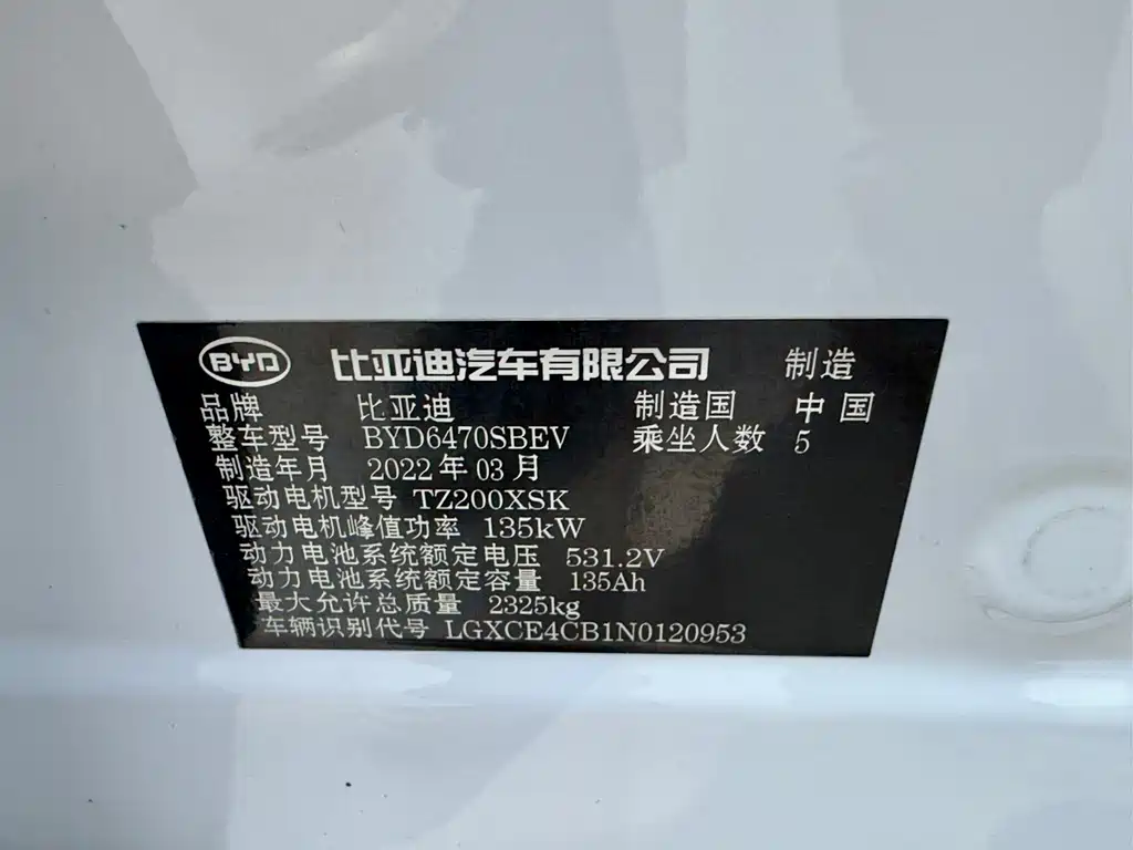 BYD SONGJIANG NEW ENERGY