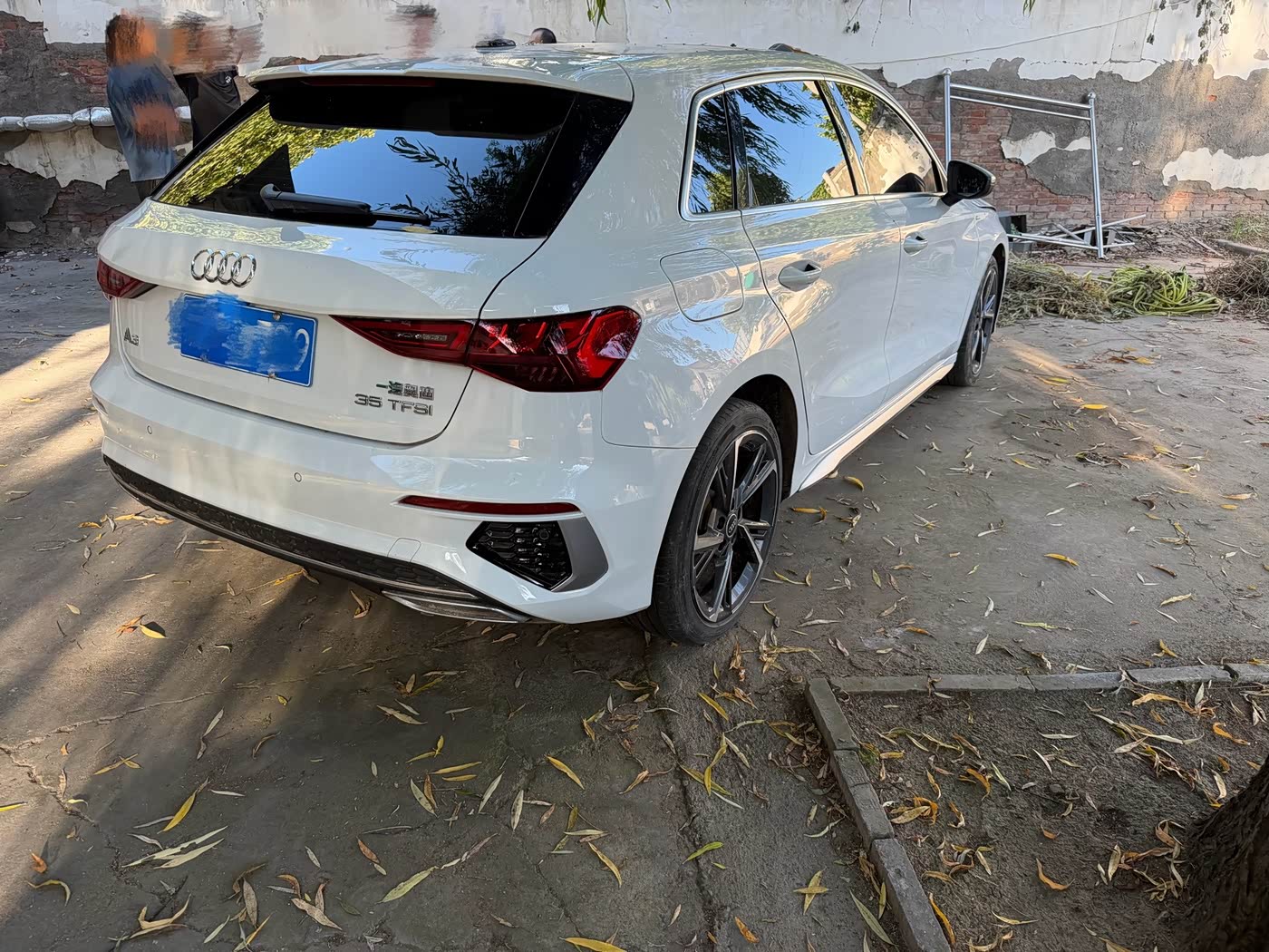 Audi A3 1.4 л 2024 г. Белый, пробег 38000 км