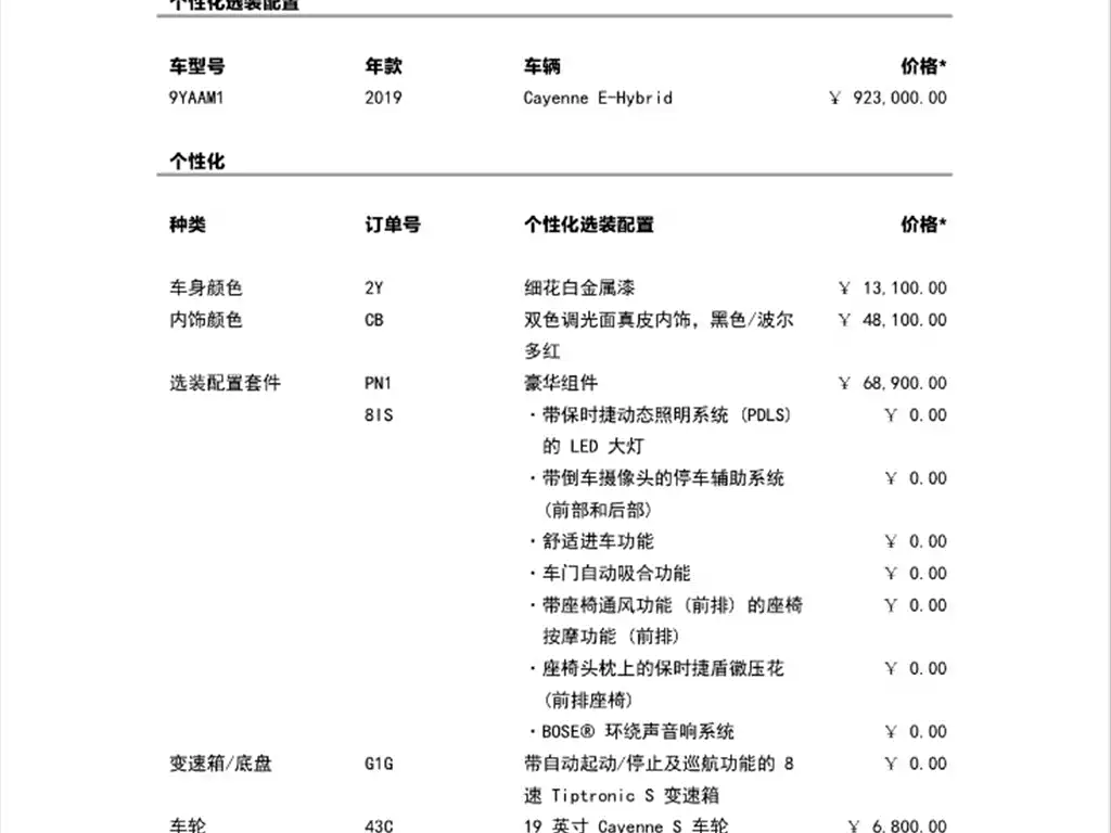PORSCHE CAYENNE NEW ENERGY