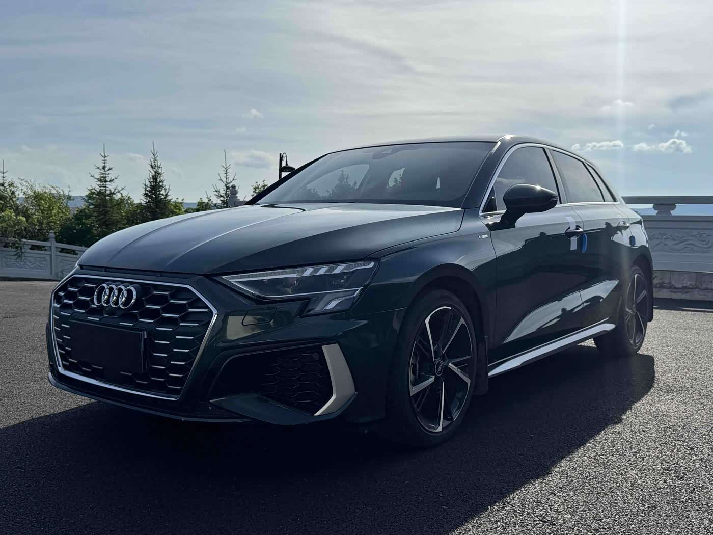 Audi A3 1.4 л 2021 г. Зелёный, пробег 32000 км