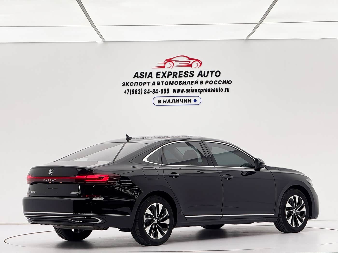 Volkswagen Passat 1.4 л 2023 г. Чёрный, пробег 30000 км