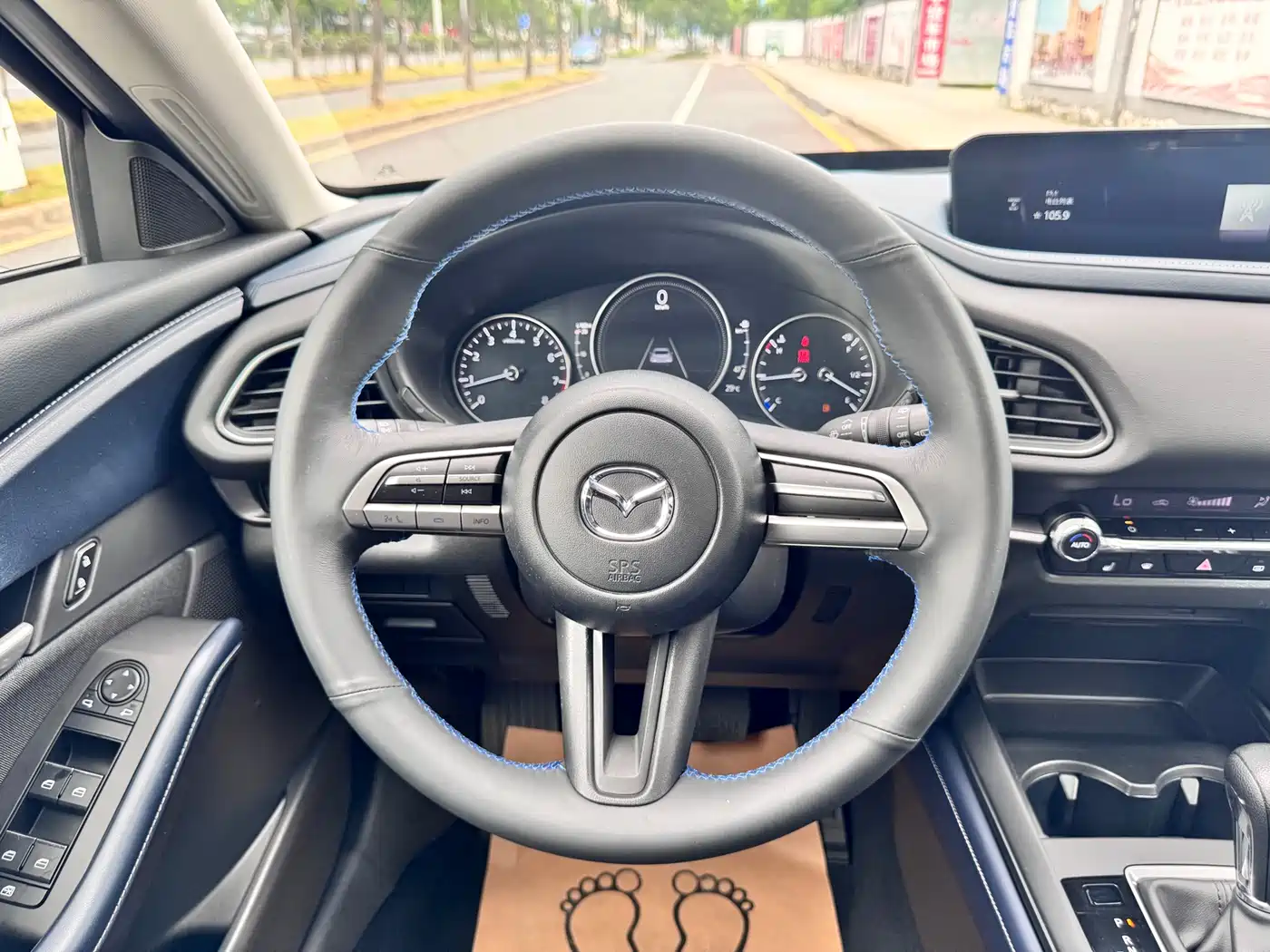 Mazda CX-30 2022 Синий из Китая, фото 2