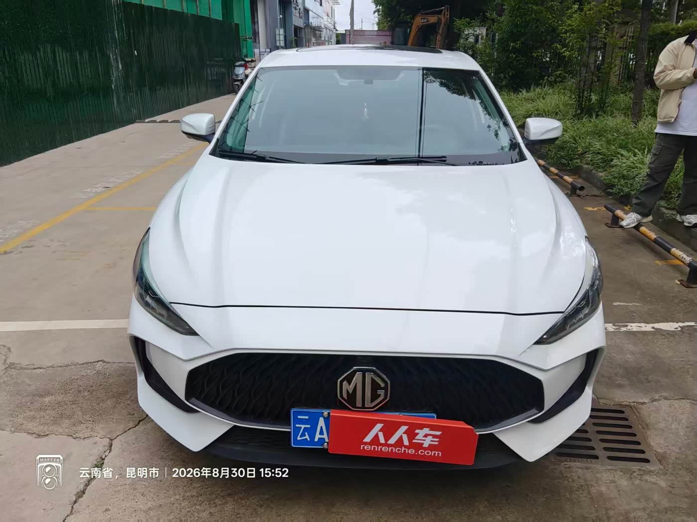 MG MG5 1.5 л 2022 г. Белый, пробег 35000 км