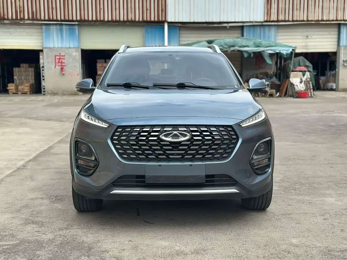 CHERY Tiggo 3x 1.5 л 2021 г. Голубой, пробег 43000 км