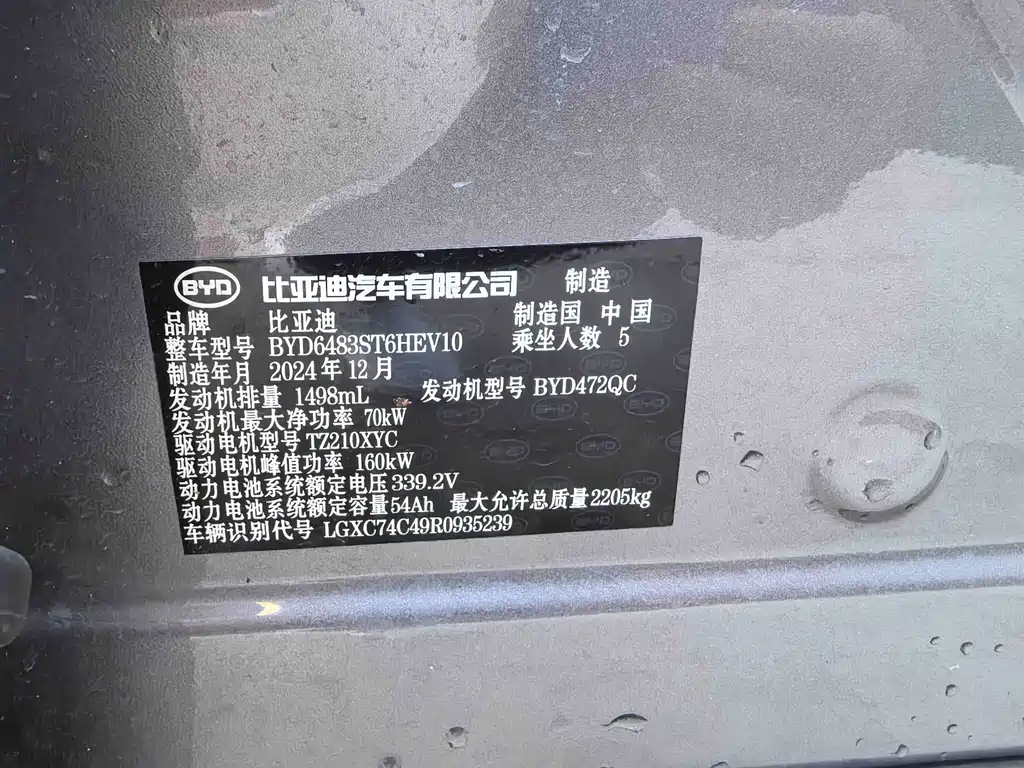 BYD SONGJIANG NEW ENERGY