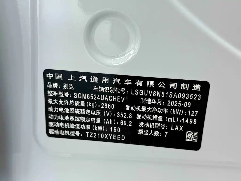 BUICK GL8 NEW ENERGY