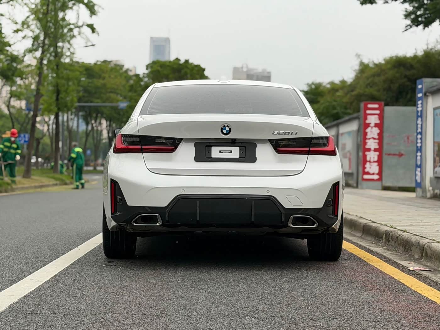 BMW 3 Series 2.0 л 2023 г. Белый, пробег 41000 км