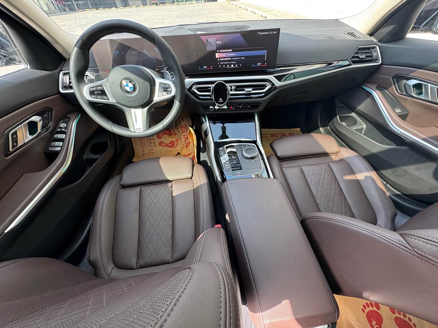 BMW 3 Series 2.0 л 2023 г. Чёрный, пробег 47000 км
