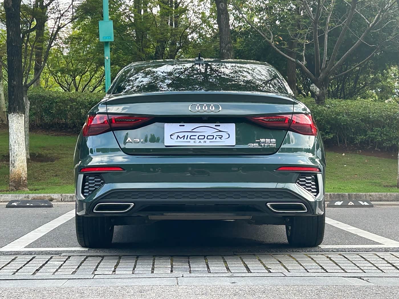 Audi A3 1.4 л 2022 г. Зелёный, пробег 40000 км