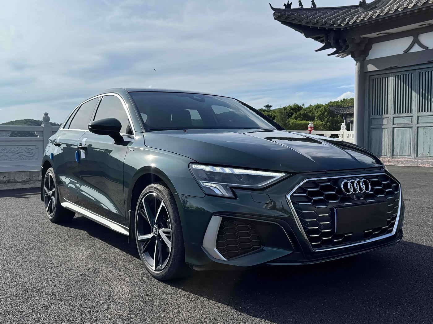 Audi A3 1.4 л 2021 г. Зелёный, пробег 32000 км