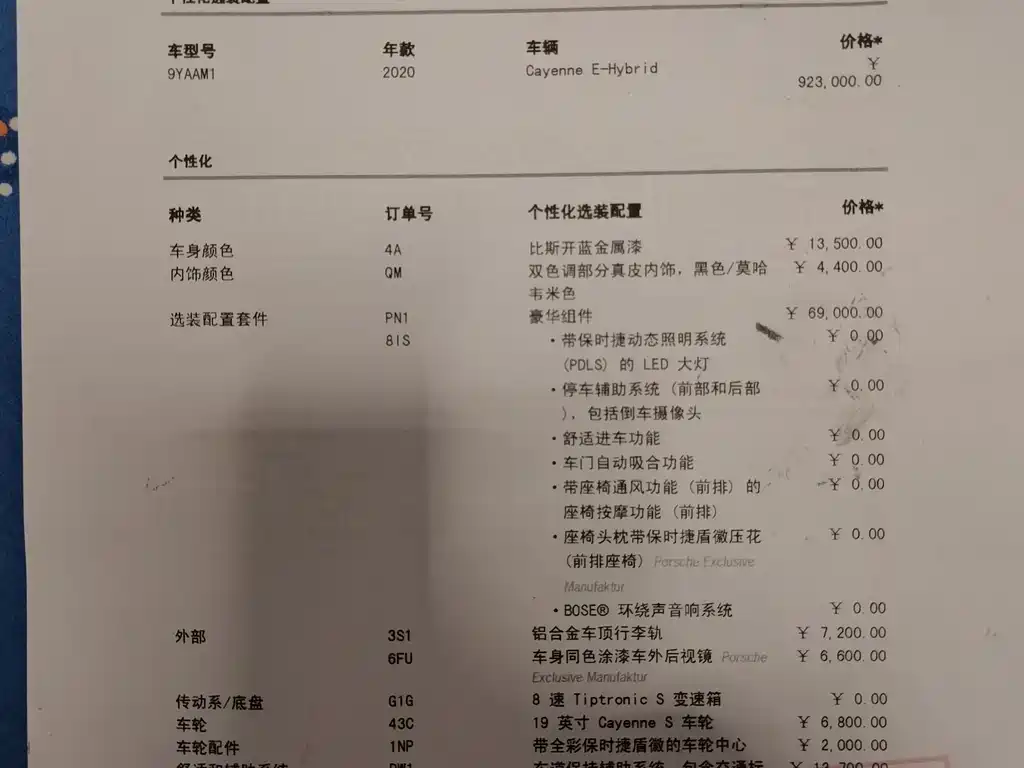 PORSCHE CAYENNE NEW ENERGY