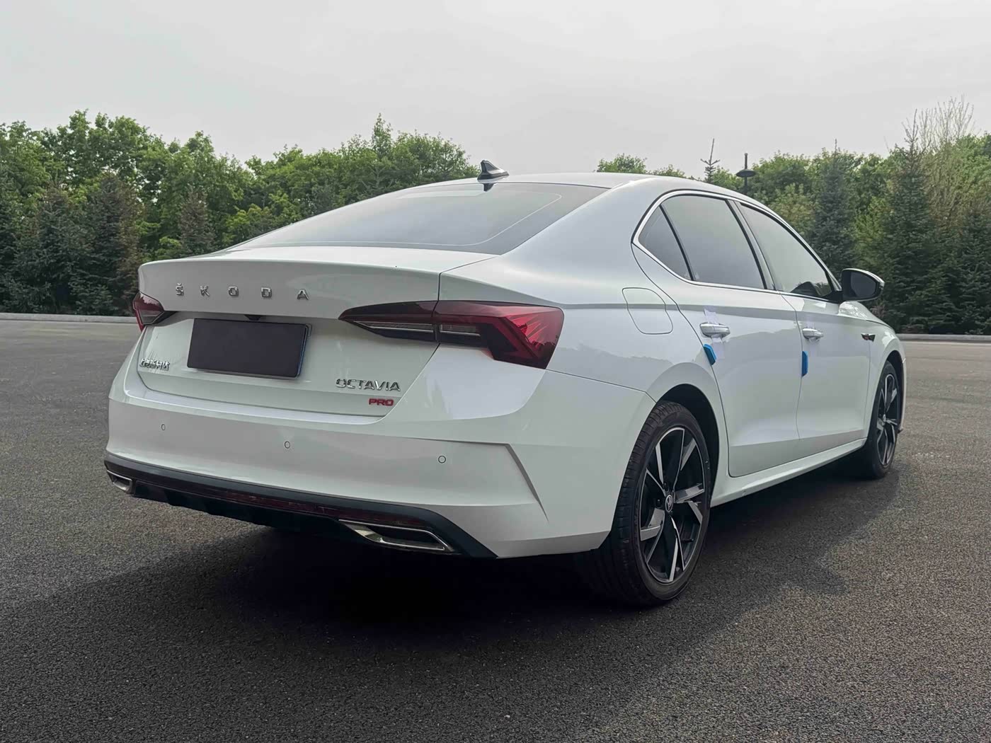 Skoda Octavia 1.4 л 2023 г. Белый, пробег 11500 км